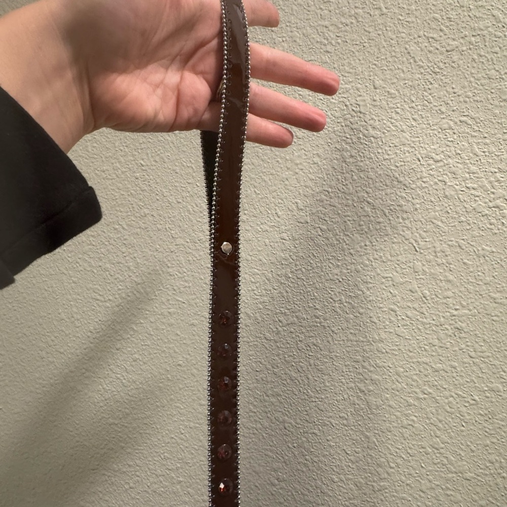 Brown Rhinestone Dog Leash - Picture 7 of 12